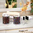 thumbnail image 4 of Yayeee 2 Pack Qtip Holder Bathroom Cotton Swab Canister with Lid Clear Dispenser Set, Colorful Candies, 4 of 6