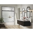 thumbnail image 6 of Kohler 702425-L-SHP 62 x 59.62 in. Levity Plus Frameless Sliding Bath Door with 0.37 in. Thick Crystal Clear Glass - Bright Polished Silver, 6 of 7