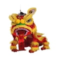 thumbnail image 3 of Juguete de león marioneta china, decoración de año nuevo chino portátil hecho a mano 2025 hand hand lion dance títeres festival de primavera, 3 of 9