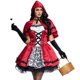 thumbnail image 1 of Halloween Ladies Women Little Red Riding Hood Costume Carnival Party Fancy Dress Fairy Tales Cosplay S-XXXL Plus Size, 1 of 4