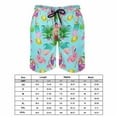 thumbnail image 5 of Summer Board Shorts Cute SpacePlanets Print Custom Beach Short Pants Casual Fast Dry Swimming Trun, 5 of 6