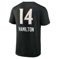 thumbnail image 3 of Men's Kyle Hamilton Black Baltimore Ravens Team Wordmark Player Name & Number T-Shirt, 3 of 3