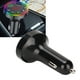 thumbnail image 1 of Adaptador de cargador de coche con carga USB, transmisor FM inalámbrico Bluetooth 5.0 MP3 con pantalla LED para coches, 1 of 12