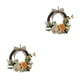 thumbnail image 4 of Advancent Guirnalda de puerta, guirnalda de mimbre de flores artificiales, colgante falso, accesorios de fotografía, círculo para boda, Type2 NO2, 4 of 6