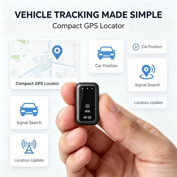 G20 Magnetic GPS Tracker, Real‑Time Location Tracking Device, Remote Power On/Off, Geo‑Fence Alarm, Vibration & Tamper Alert for Vehicle, Car, Truck, Pet, Elderly & Personal Safety