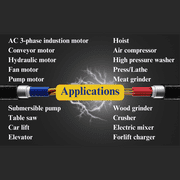 DPS Used for 3HP(2.2kW) 9A Motor, Single to 3 Phase Converter, MY-PS-5, 1 DPS Must Be Used for 1 Motor Only, Input/Output 200-240V, UL Listed