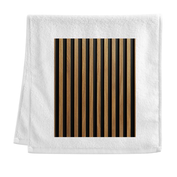 Brown Stripes Soft Cotton Towel with Vibrant Print, Perfect for Bathroom, Beach, and Travel