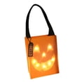thumbnail image 1 of Bolsa de dulces de Halloween, bolsa de regalo de Halloween, porta bocadillos, adorno decorativo para el hogar Naranja, 1 of 9