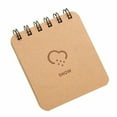thumbnail image 1 of Weather Series Sofe Cover Portable 9.5x8.5cm Spiral Journey Notebook Wirebound Memo Notepad, 1 of 1