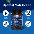thumbnail image 5 of Natures Craft Prenatal Multivitamin Male Fertility Supplement - with L-Arginine D-Aspartic Acid and Maca Root Prenatal Vitamins for Enhanced Motility Volume Potency and Fertility Support, 5 of 10