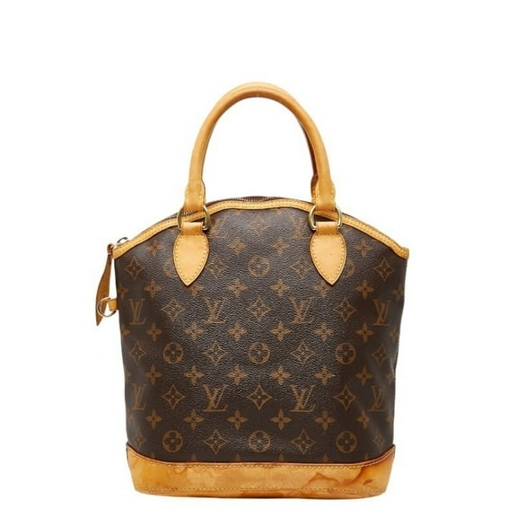 Pre-Owned Louis Vuitton Monogram Lockit Tote Bag M40102 Brown Leather Women's LOUIS... (Good)