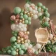 thumbnail image 2 of Kit de arco de guirnalda de globos verdes con diseño de safari en la jungla, suministros para fiestas de cumpleaños infantiles, globos de látex dorados con diseño de ciervo, decoración para baby showe, 2 of 5