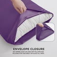 thumbnail image 4 of Juego de sábanas Juicy Couture, tamaño completo, color morado satinado, 4 of 7