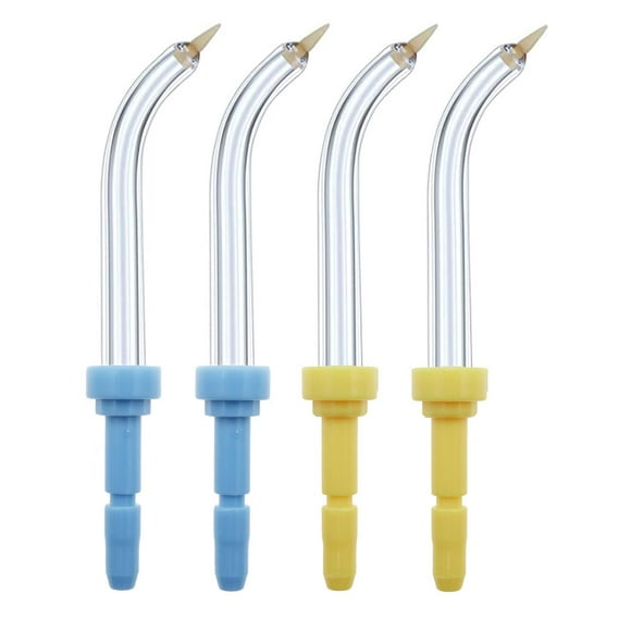 Replacement Periodontal/Pocket Tips Compatible With Waterpik Water Flossers And Other Brand Oral Irrigators (4-Pack)
