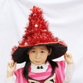 thumbnail image 3 of kiskick Realistic Looking Christmas Tree Hat - Pointed Top Short Brim, Bright Color Christmas Cap for Xmas, 3 of 8