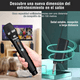 thumbnail image 2 of Universal Micrófono Inalámbrico Profesional Karaoke Kit 2pcs Negro, 2 of 5