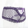 thumbnail image 2 of Faithtur Women See-through Lace Panties Solid Color Breathable Underpants, 2 of 7
