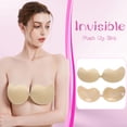 thumbnail image 2 of Push Up Strapless Self Bra Air Holes Backless Sticky Bras Rave Pasties for Women, 2 of 4
