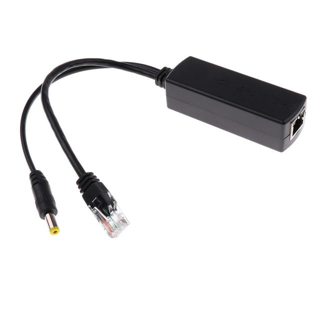 Alimentación a Través de Ethernet Del Conector Del Cable Del Divisor de 12V 10 / 100M Poe para La Cámara IP Macarena Splitter Poe