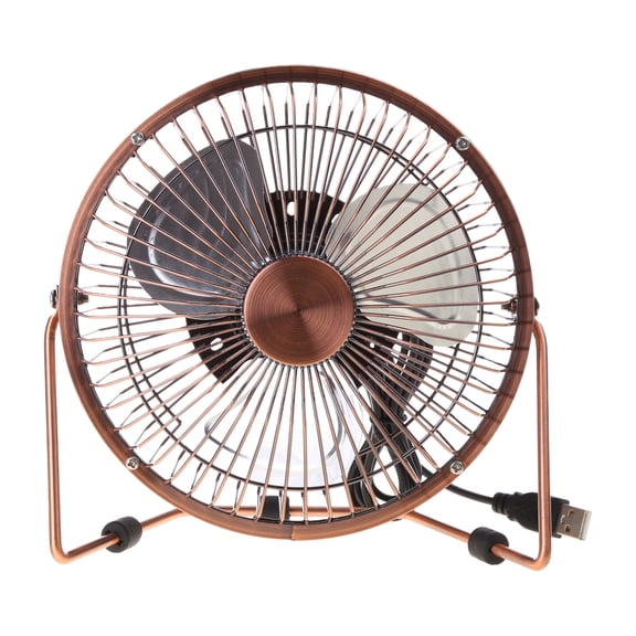4/6inch USB Desk Fan Portable Table Cooling Fan Adjustable 360 Degree Rotatable Metal Quiet Electric Fan for Home