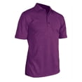 thumbnail image 1 of Monterey Club Men's Noise Emboss Flat Knit Collar Pique Golf Polo Shirt #1278, 1 of 2