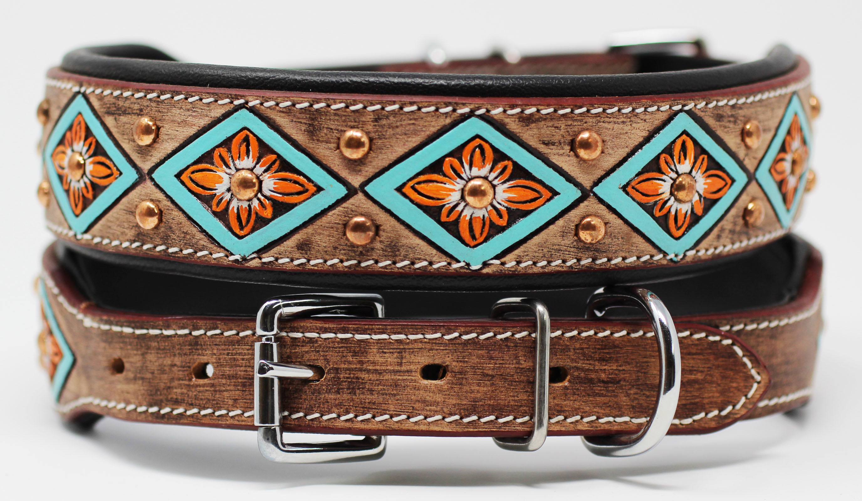 rhinestone puppy collar