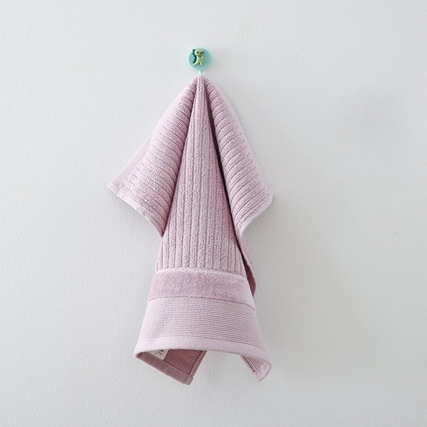 Xiao Hua 4 toallas gruesas de color morado claro, 34x72cm, paños de baño de algodón puro, toallas gruesas ultra absorbentes y suaves para uso diario, paños de algodón ideales para la cara,