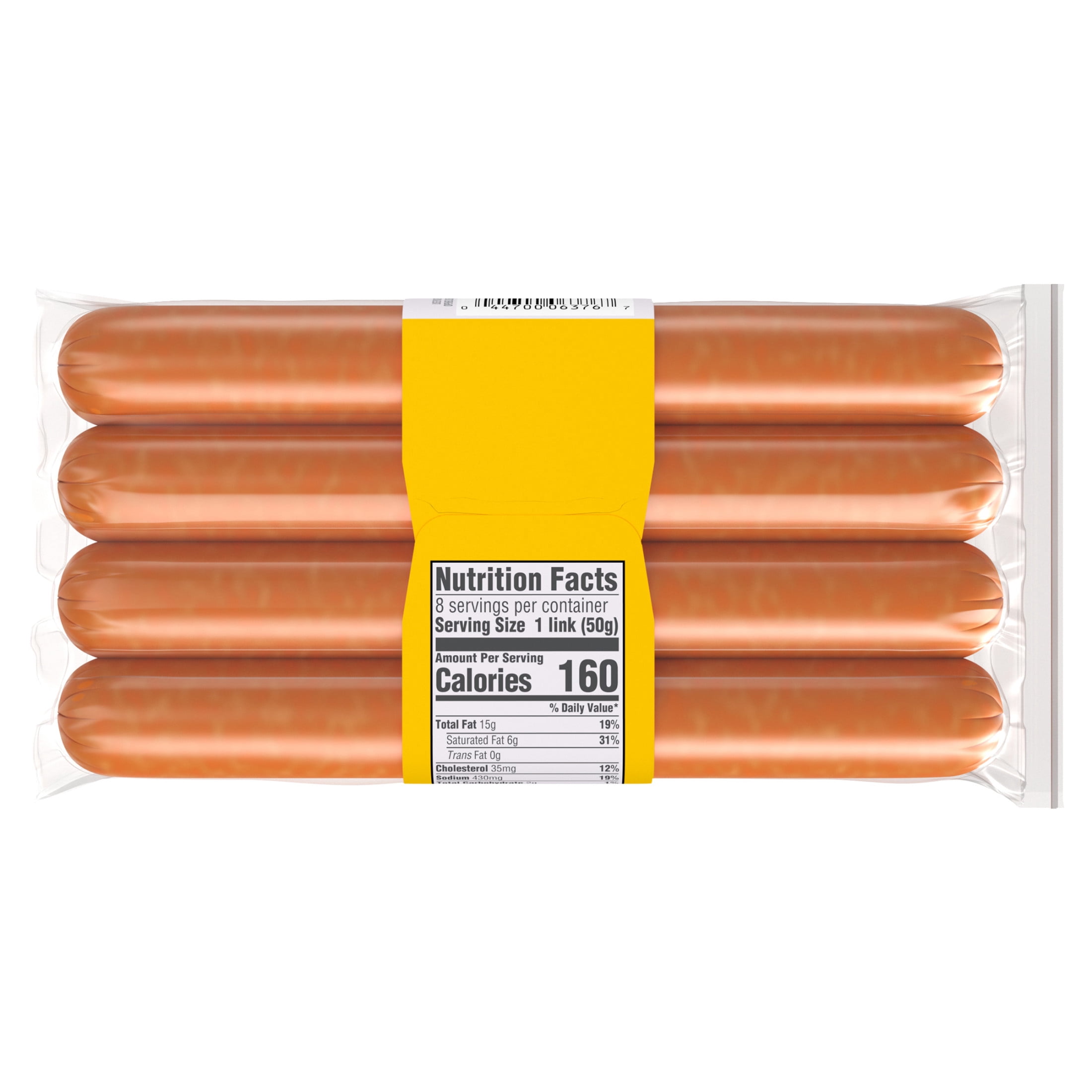 Oscar Mayer Natural Selects Bun-Length Angus Beef Uncured Beef Franks Hot Dogs, 8 Count. Pack