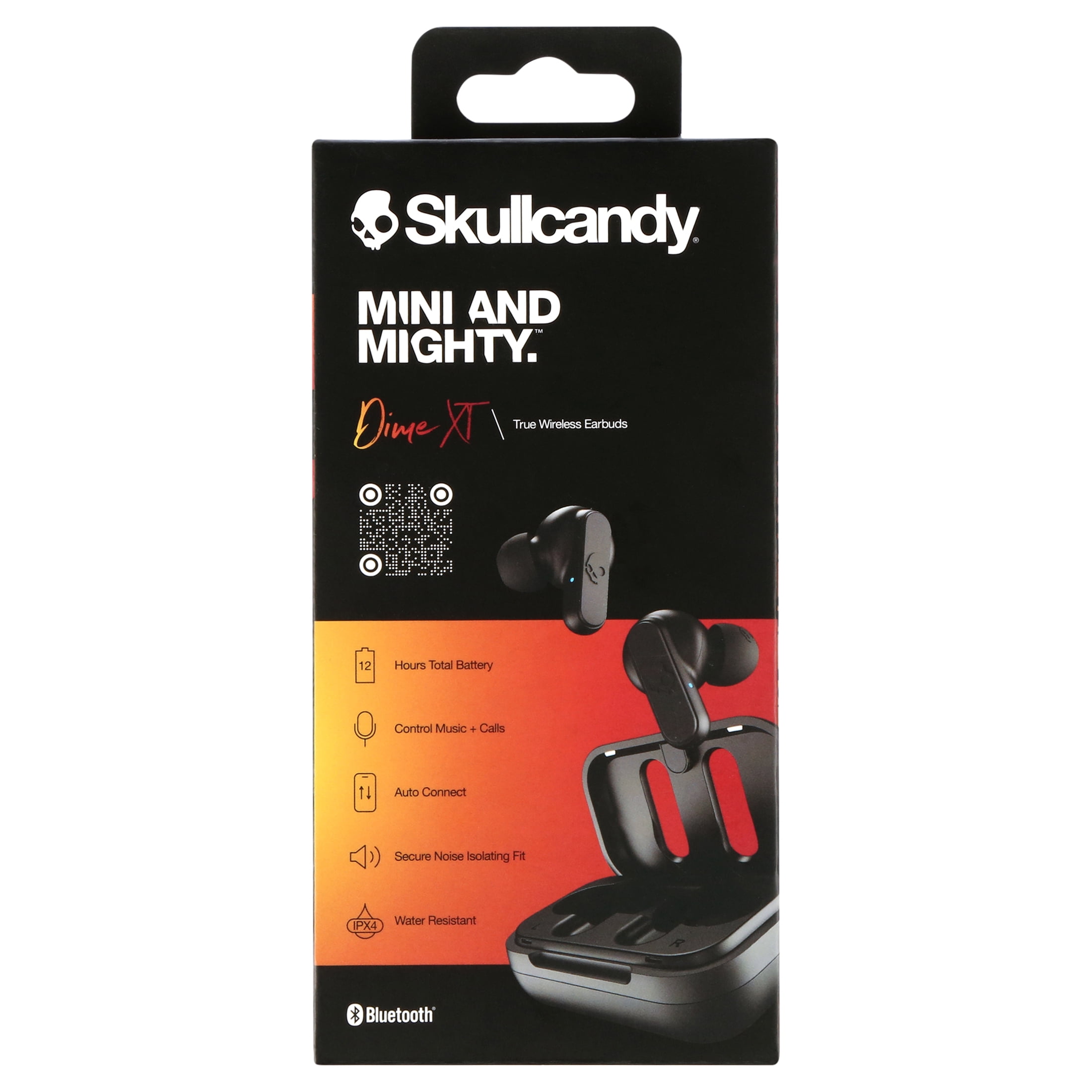 Skullcandy Dime XT True Wireless Earbuds, Bluetooth 5.0, 12+ Hours Battery, IPX4, Premium Sound