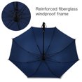 thumbnail image 4 of Parapluie de Golf Surdimensionné 62 Pouces avec Bande Réfléchissante Résistant à la Pluie et au Vent, 4 of 7