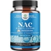 Natures Craft Vanilla NAC Supplement, N Acetyl Cysteine Amino Acid Capsules for Lung and Liver Support, 90 Ct