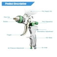thumbnail image 3 of Automobile Paint Spray Gun 0.8/1.0/1.4/1.7/2.0mm Nozzle Spray Gun High Atomization Finish Paint Spray Gun ,Durable Build, 3 of 6