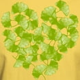 thumbnail image 3 of CafePress - Ginkgo Leaf Heart Light T Shirt - Light T-Shirt - CP, 3 of 4
