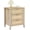 Natural, variant on Garvee Boho Rattan Nightstand with 3 Drawers, Modern Farmhouse Bedside Table, Wooden Night Stand with Storage for Bedroom & Living Room, Natural Finish