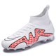 thumbnail image 3 of Zapatos de fútbol al aire libre para hombre, calzado de fútbol Unisex al tobillo, FG/TF, tacos de césped de entrenamiento ultraligeros profesionales antideslizantes, ligeros, 3 of 5