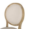 thumbnail image 4 of GDF Studio Westby French Country Upholstered Swivel Office Chair, Beige Fabric and Natural, 4 of 11