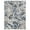 Blue & Grey, variant on 7 x 9 Blue Gray Jacobean Floral Indoor Outdoor Area Rug