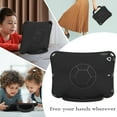 thumbnail image 3 of Allytechgroup iPad 10.2" 7th 8th 9th Gen Case Cover, EVA Rugged Football Design Case for Girls Boys Kids Bumper Shockproof Lightweight Hand Stand Case for Apple iPad 10.2" 2019/2020/2021, Black, 3 of 5