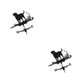 thumbnail image 2 of Moyic Weather Vane Farm Bracket Weathervane Farmhouse Scene Durable Labrador 2piezas, 2 of 4