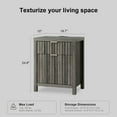 thumbnail image 3 of OAKHAM 2 Drawer Farmhouse Nightstand with USB/Type-C Ports, 3 of 7