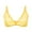 Yellow, variant on Varsbaby Women's Sexy Lace See Through Underwear Wirefree bras