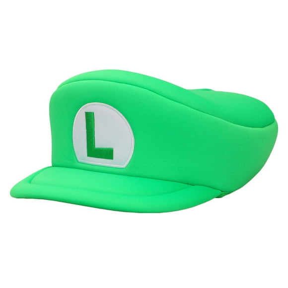Gorra Bioworld Super Mario Bros Luigi L Patch, boina verde para adulto