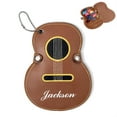thumbnail image 4 of BallsFHK Guitar Pick Box With 17 Slots, Customizable Name, Guitar Shaped Guitar Pick Holder, Pick Storage Bag For Guitar Lovers, 4 of 5