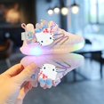 thumbnail image 1 of Sanrio children's cartoon hello kitty boys girls non-slip soft Light up casual shoes sports shoes student running shoes LED Fivean unisex, 1 of 2