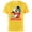 Yellow, variant on Disney A Goofy Movie 2 the Max 90s - Short Sleeve Cotton T-Shirt for Adults - Customized-White