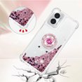 thumbnail image 3 of Funda para Motorola Moto G Play 4G 2024 con Brillo Líquido Flotante, Purpurina, Parachoques y Anillo Giratorio Soporte, 3 of 5