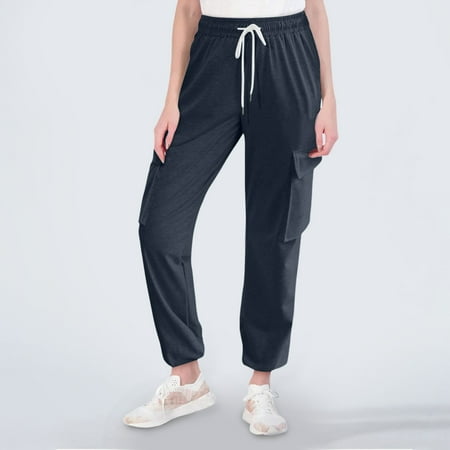 SNKSDGM Women s Plus Panties for Women Pack Plus Size Womens Dress Pants Wide Leg Long Women s Cargo Sweatpants Athletic Joggers 4 Pockets Sporty Pants