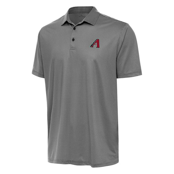 Men's Antigua White/Black Arizona Diamondbacks Rings Polo