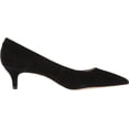 thumbnail image 2 of Sam Edelman Women's Dori Black Suede Pump 4.5M, 2 of 5