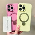 thumbnail image 3 of For iPhone 16 Pro Max Liquid Silicone Magsafe Case Business Magnetic Stand Holder Cover for iPhone 13 14 15 Pro Max 16Pro Max NaiHuang for iPhone 15 ProMax, 3 of 6